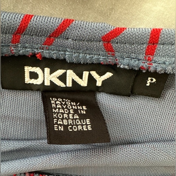 VTG 80s DKNY Printed Knee Length Skirt - Picture 4 of 4